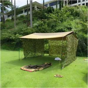 Garden Shade Netting Net Reusable Camouflage Net Camo Netting 4x8 with Hanging Rope Quick Installation and Removal for Camping Military Hunting Shooting Sunscreen Net(4 * 10.0m/13.1 * 33FT)