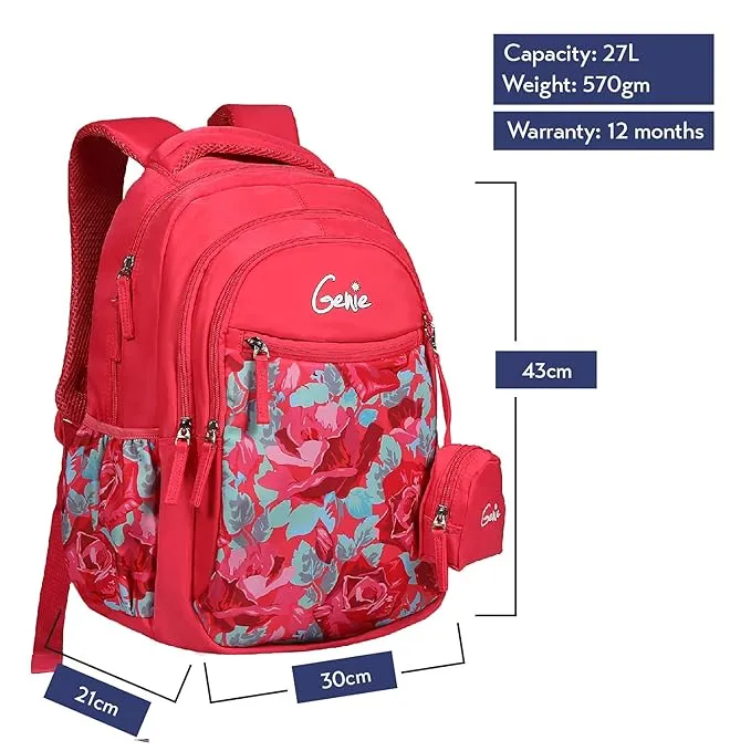 Genie Valentine DLX 17" Kids Bag  - Pink