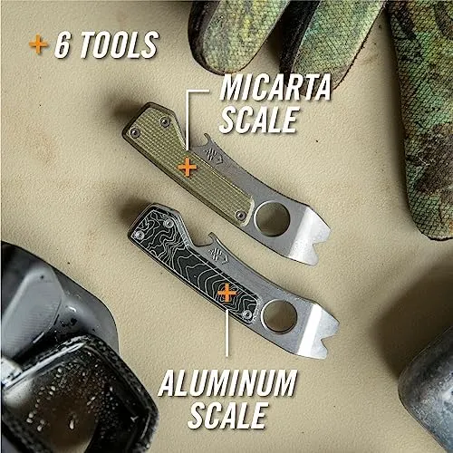 Gerber Gear Shard XL EDC Multi-tool 6-in-1 Keychain Multitool with Pry Bar, Wire Stripper and Bottle Opener, Micarta