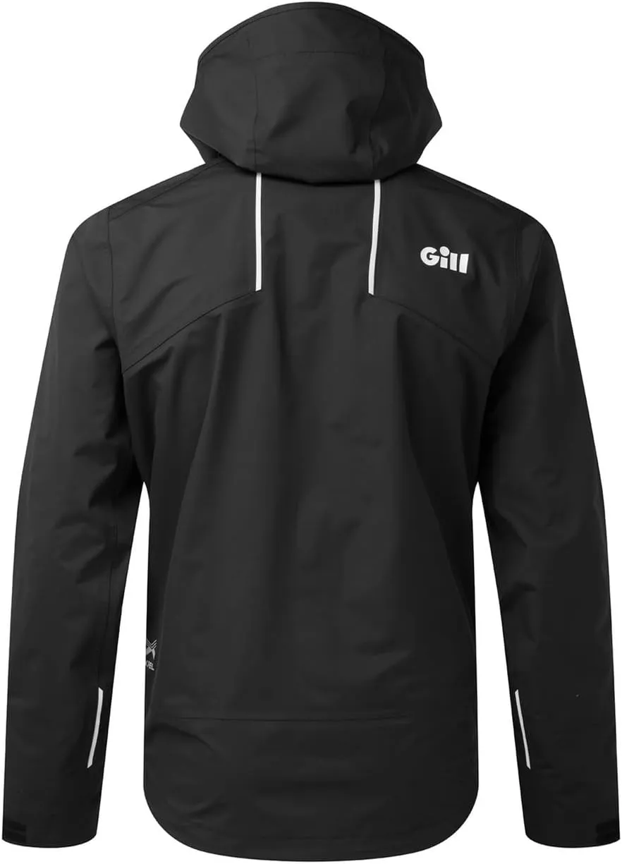 Gill Apex Pro-X Mens Fishing Jacket - Fully Taped, Waterproof and Stain Repellent (Black)