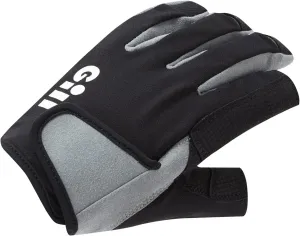 Gill Deckhand Sailing Gloves - Long Fingers with Exposed Finger and Thumb - 50  UV Sun Protection & Water Repellent