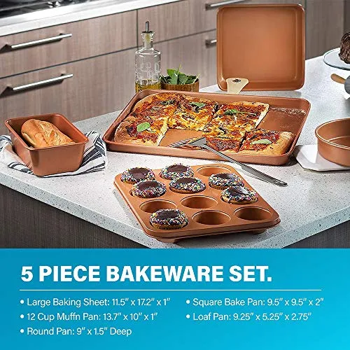 Gotham Steel Cookware   Bakeware Set