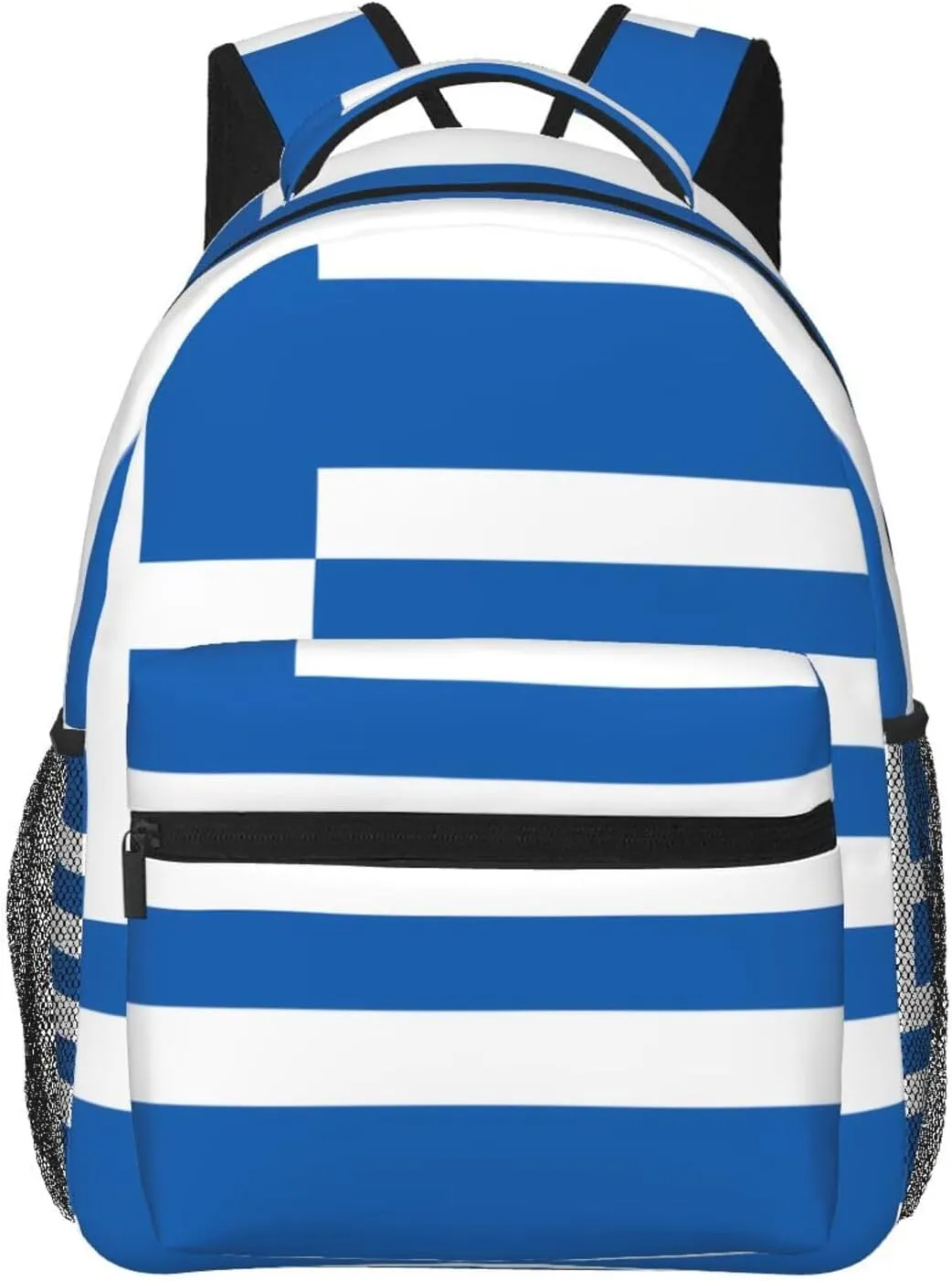 Greek flag Backpack, suitable for light travel, daily multi-purpose bag, suitable for commuting, cycling, work