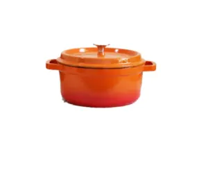 Handmade Cast Iron Pot, Dutch Oven, Soup Pot, Enamel Cookware