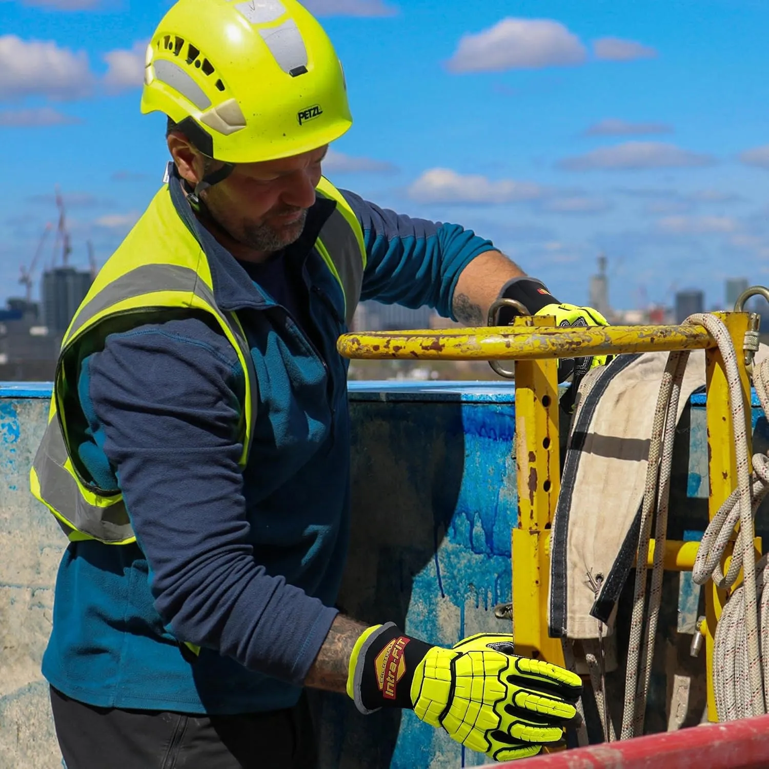 Heavy-duty Rescue Extrication Glove EN388:2016 Certification, Super Dexterity and Ultra Durability