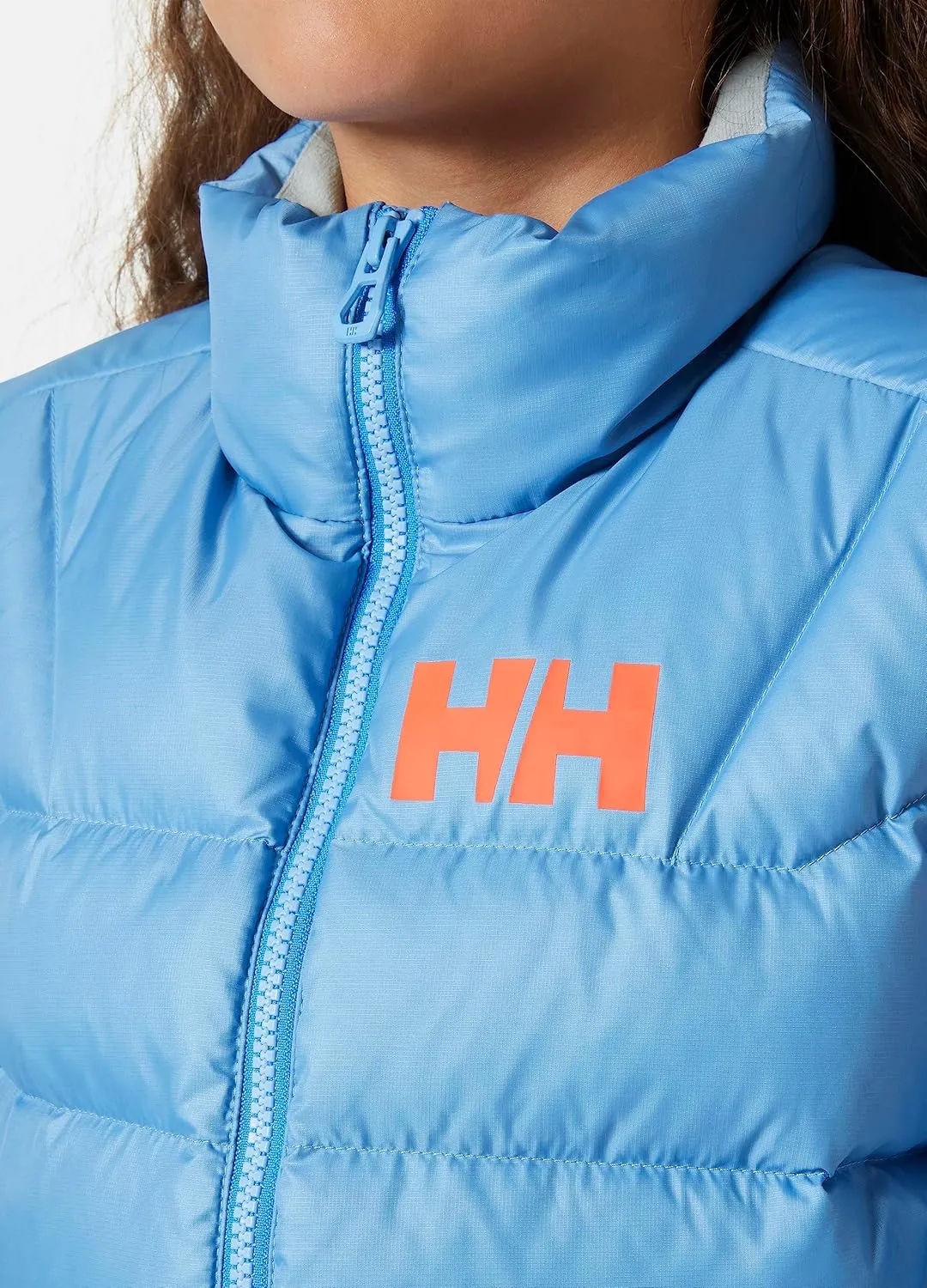 Helly-Hansen Isfjord Down Vest - Junior Unisex, Versatile Down Vest, Durable Ripstop Fabric, Water Repellent, Lightweight Warmth