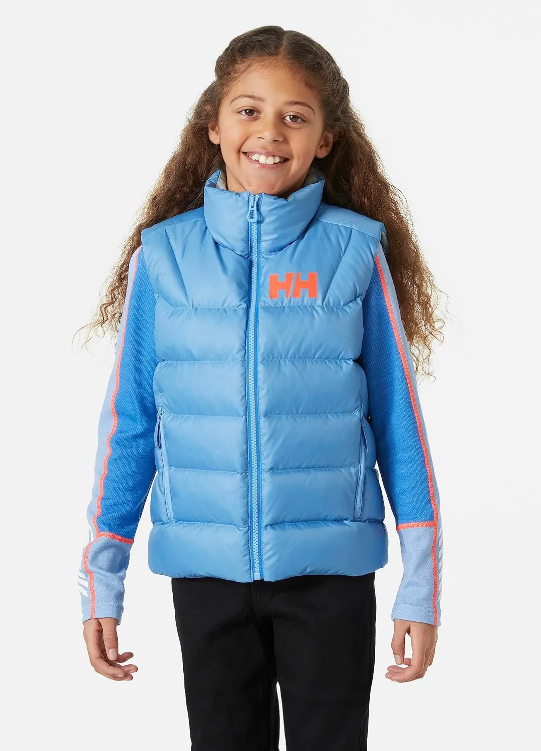 Helly-Hansen Isfjord Down Vest - Junior Unisex, Versatile Down Vest, Durable Ripstop Fabric, Water Repellent, Lightweight Warmth
