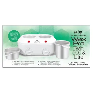 Hi Lift Twin Wax Pot 1Litre/500ml