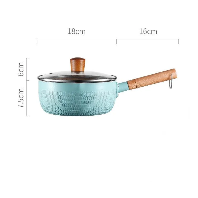 Home Kitchen Non-stick Koping Instant Noodle Stone Baby Boiled Hot Milk Supplement Soup Pot