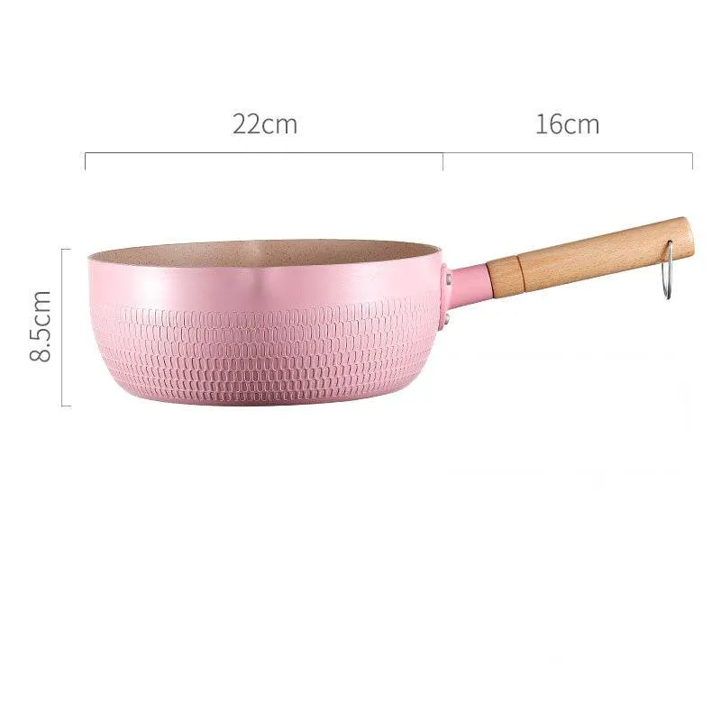 Home Kitchen Non-stick Koping Instant Noodle Stone Baby Boiled Hot Milk Supplement Soup Pot