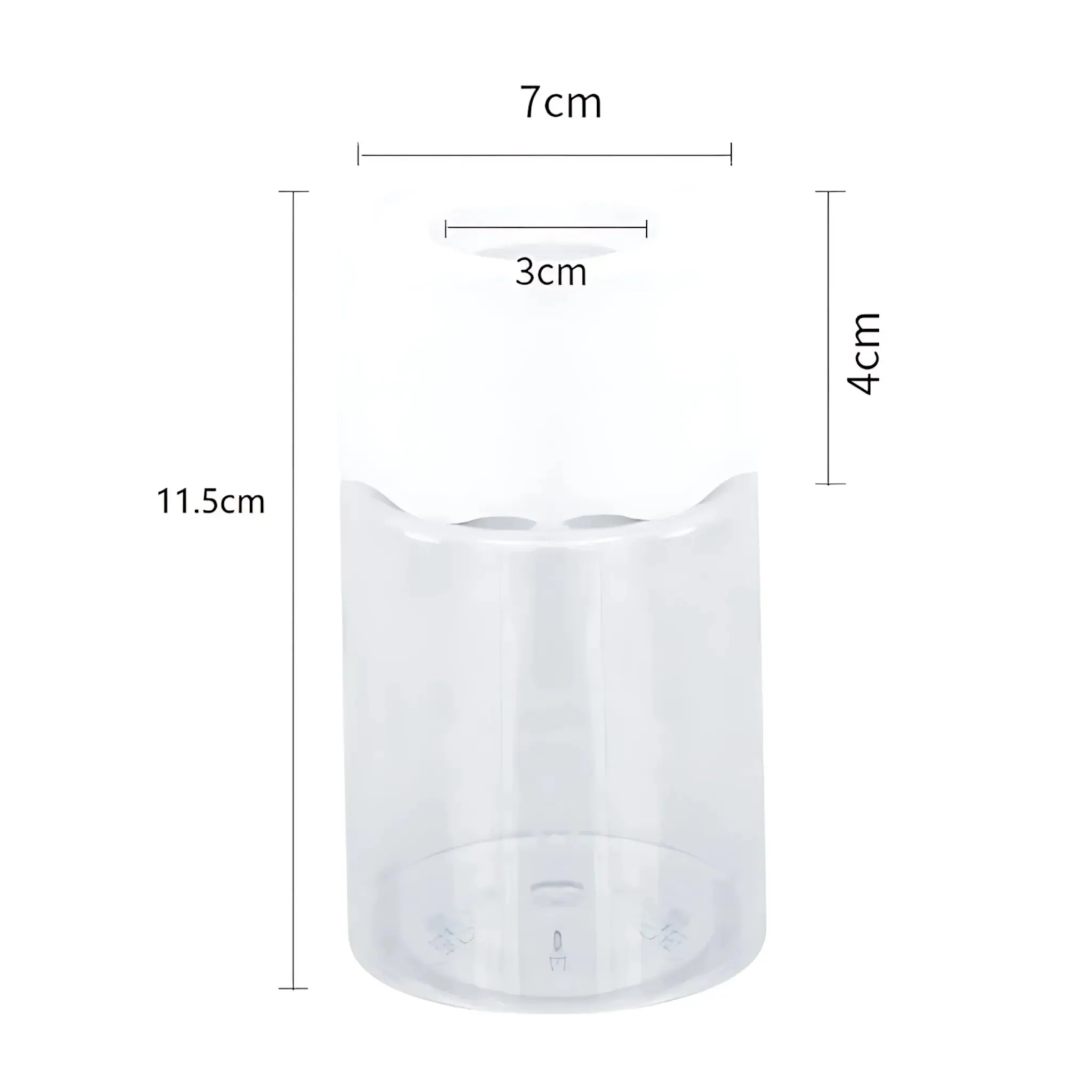 Hydroponic Flower Pot - Transparent Glass Look for Home Decor