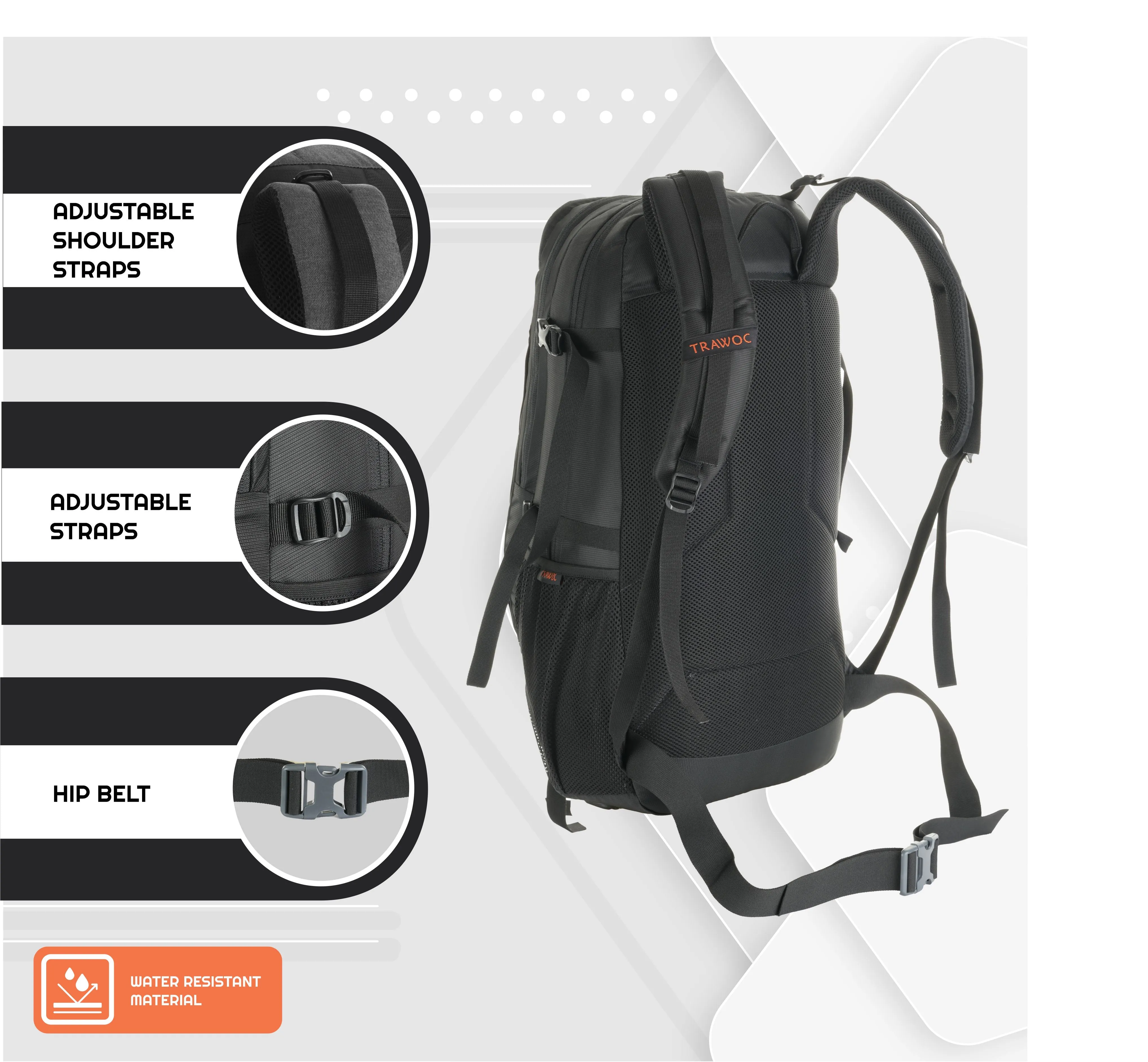 INFERNO-40 Backpack- BLACK