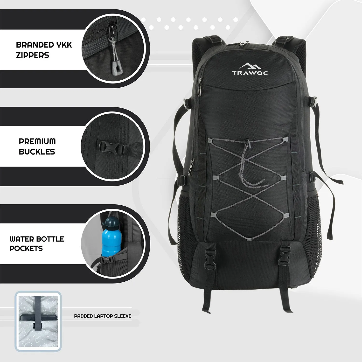 INFERNO-40 Backpack- BLACK