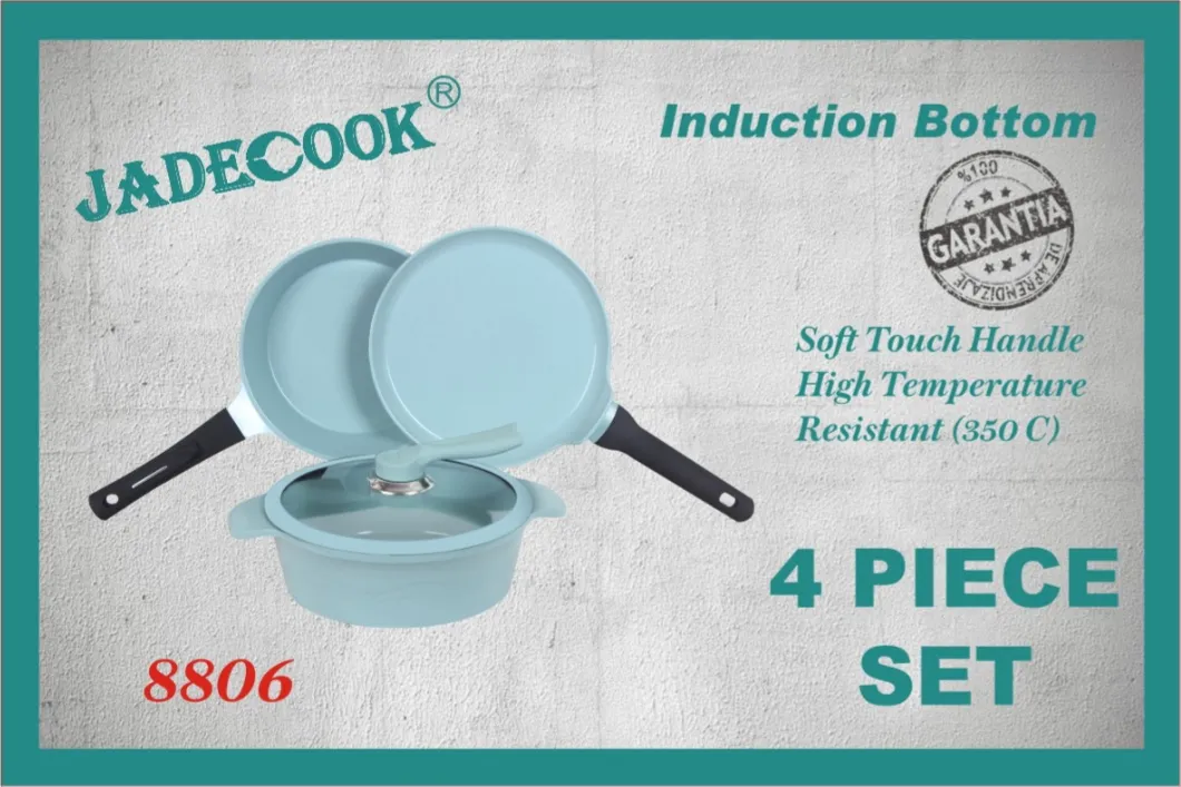 JADECOOK 4 piece COMAL cookware SET/ Bateria con COMAL de 4 piezas de JADE