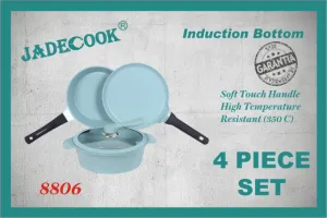JADECOOK 4 piece COMAL cookware SET/ Bateria con COMAL de 4 piezas de JADE