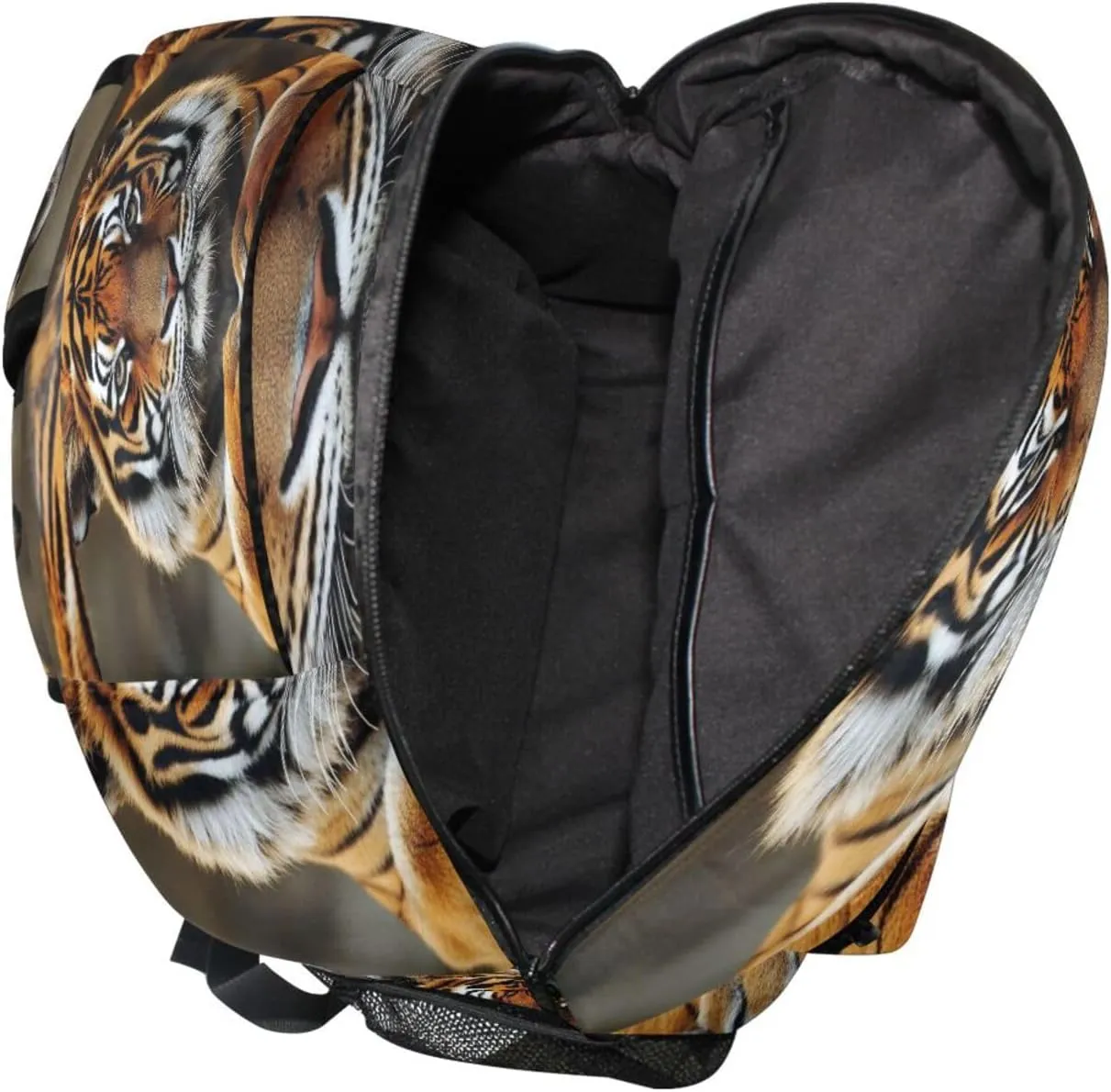 JSTEL Kid Cartoon Tiger Backpack,Elementary School Backpack Tiger Kid Bookbag for Boy Girl Ages 5 to 13,04
