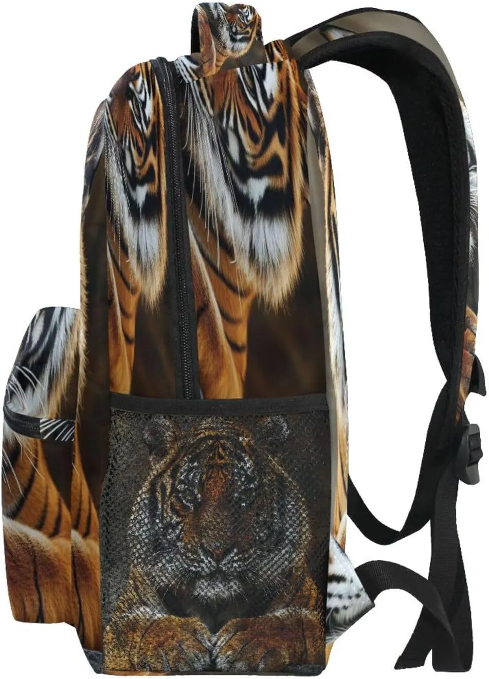 JSTEL Kid Cartoon Tiger Backpack,Elementary School Backpack Tiger Kid Bookbag for Boy Girl Ages 5 to 13,04