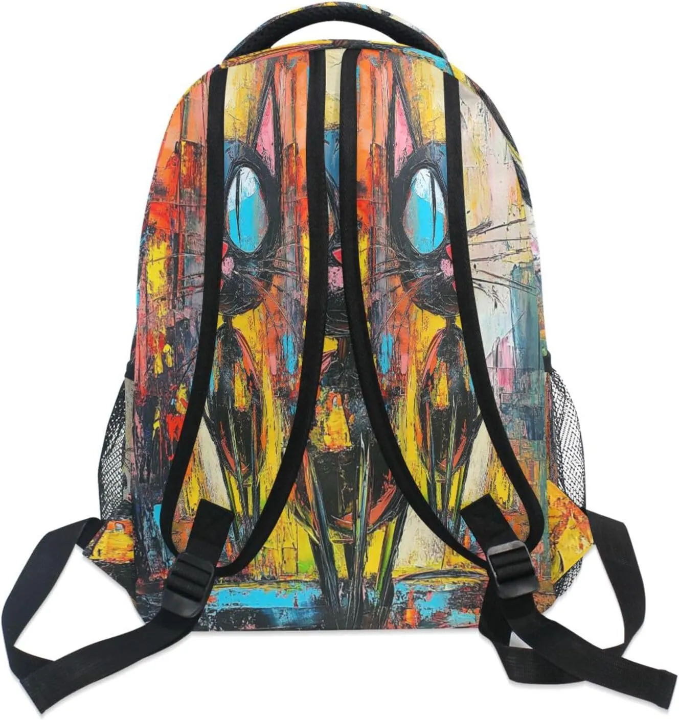 JSTEL Kid Cat Backpack,Elementary School Backpack Cat Kid Bookbag for Boy Girl Ages 5 to 13,04