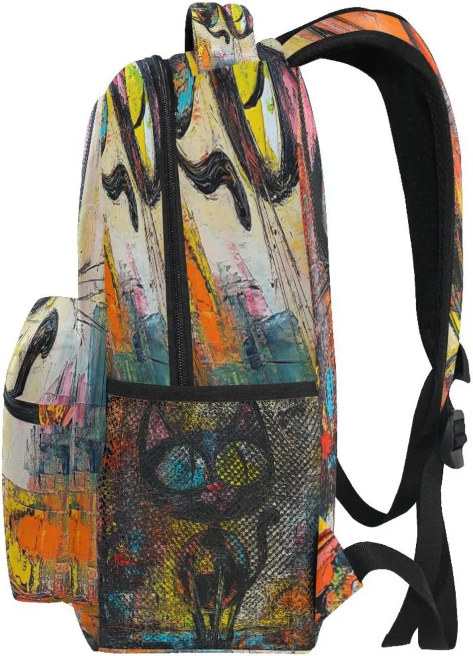JSTEL Kid Cat Backpack,Elementary School Backpack Cat Kid Bookbag for Boy Girl Ages 5 to 13,04