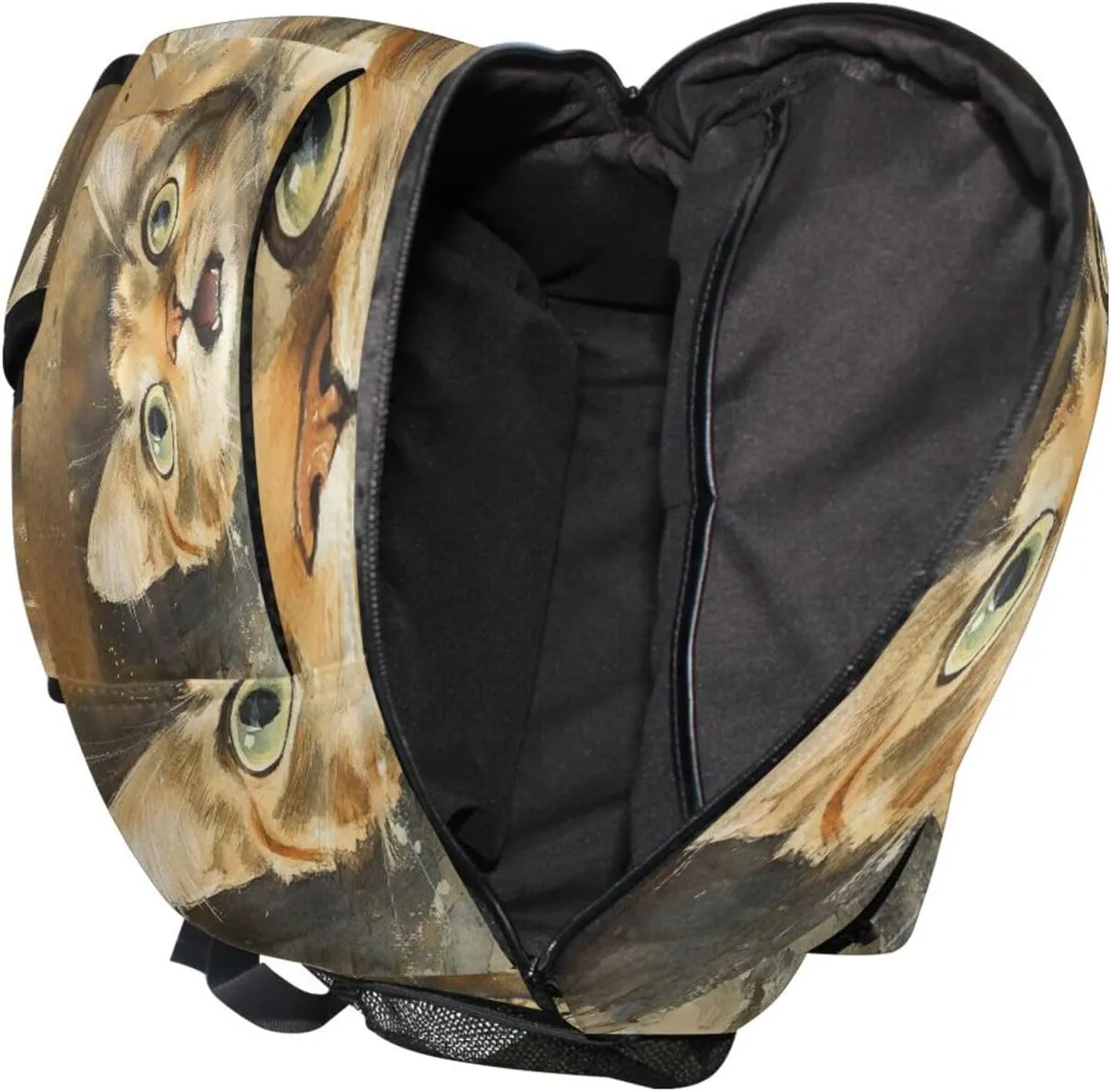 JSTEL Kid Cat Backpack,Elementary School Backpack Cat Kid Bookbag for Boy Girl Ages 5 to 13,08