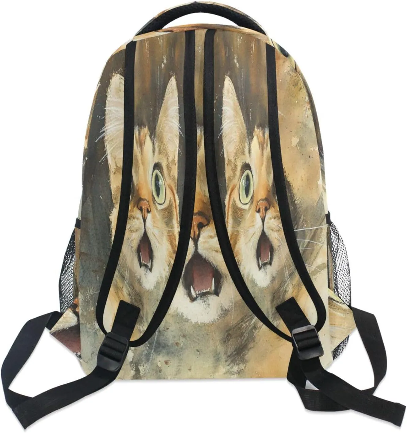 JSTEL Kid Cat Backpack,Elementary School Backpack Cat Kid Bookbag for Boy Girl Ages 5 to 13,08