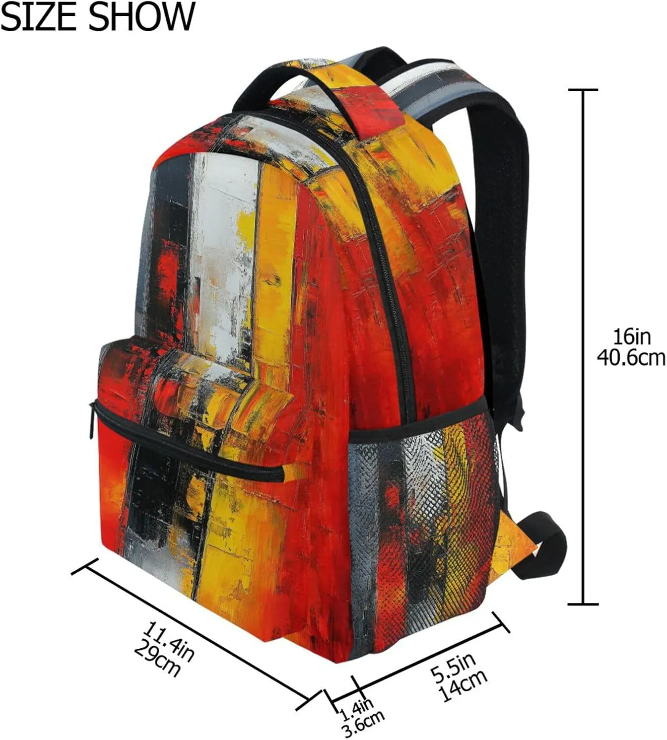 JSTEL Kid Graffiti Art Backpack,Elementary School Backpack Graffiti Art Kid Bookbag for Boy Girl Ages 5 to 13,023