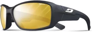 Julbo Whoops Performance Sunglasses, Matte Black/White Frame - REACTIV 1-3 Yellow Light Amplifier Lens