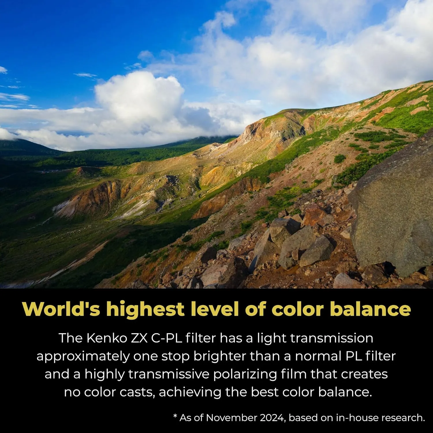 Kenko Polarizing Filter ZX C-PL N φ67mm, Ultra-Low Surface Reflection of 0.16-0.2%, Anti-Static Coating, Floating Frame, Made in Japan, 947623