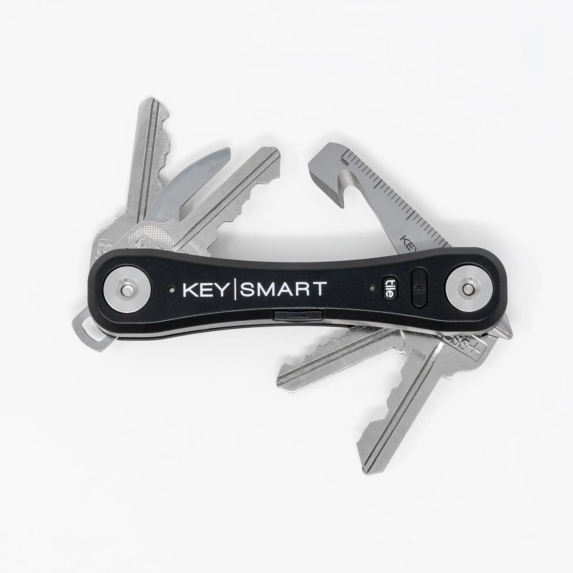 KeySmart Multi-tool 5-in-1 Keychain Tool (Stainless Steel)