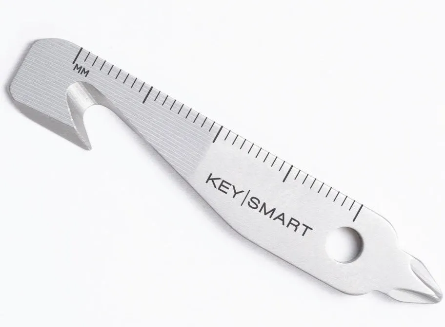 KeySmart Multi-tool 5-in-1 Keychain Tool (Stainless Steel)