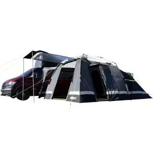 Khyam Motordome Sleeper Lite Quick Pitch 4 Man Drive Away Awning in Grey with Black Trim (KHY050)