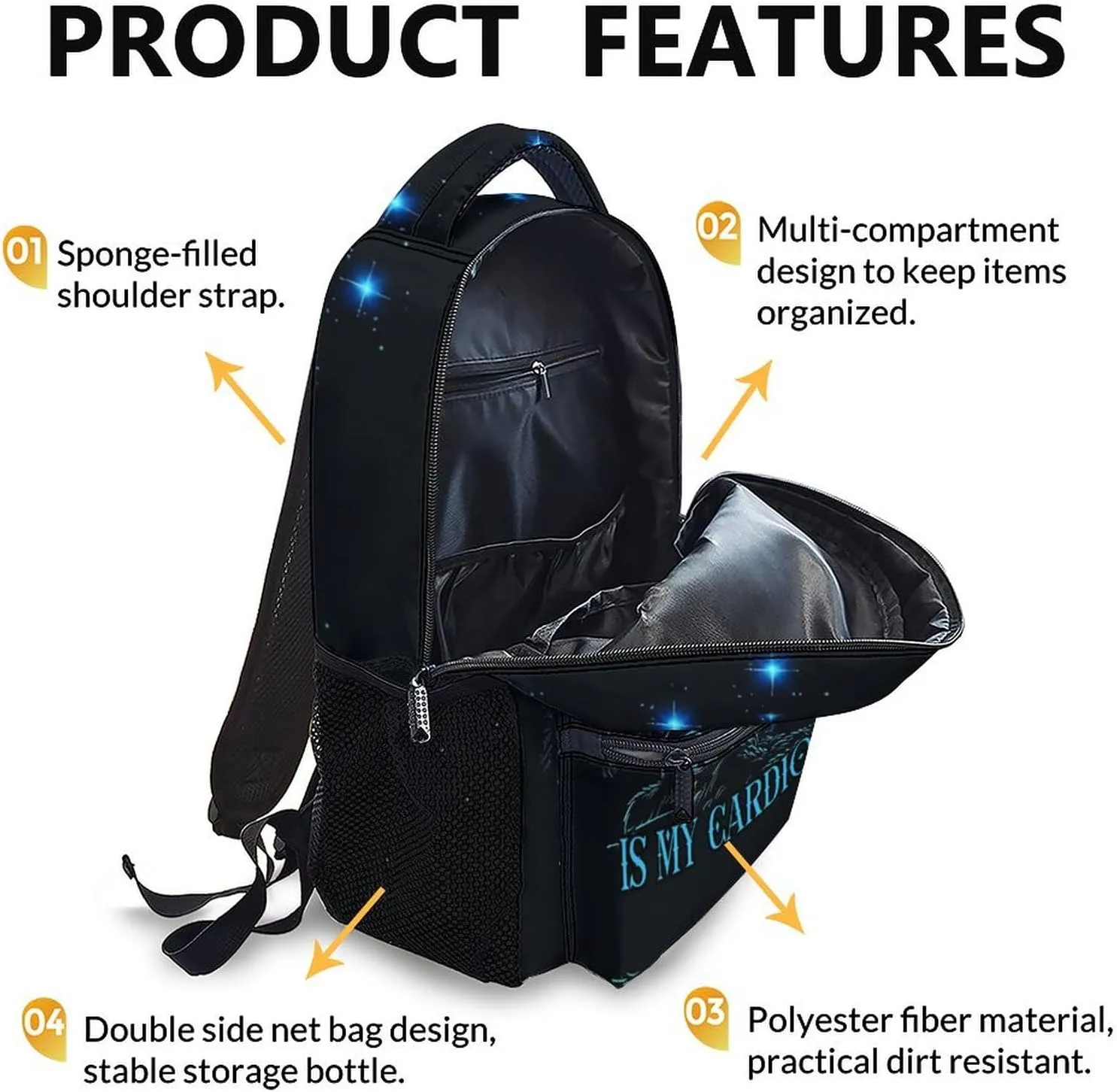Kids Backpack for Boys Girls, Cool Wolf Bookbag, 17 Inch Casual Schoolbag for Gift, Large Capacity Bookbags for Preschool Elementary Kindergarten School Travel