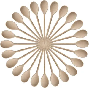 Kitchen Wooden Spoons Mixing Baking Serving Utensils Puppets 12 inch - Set of 24 ROUNDSQUARE