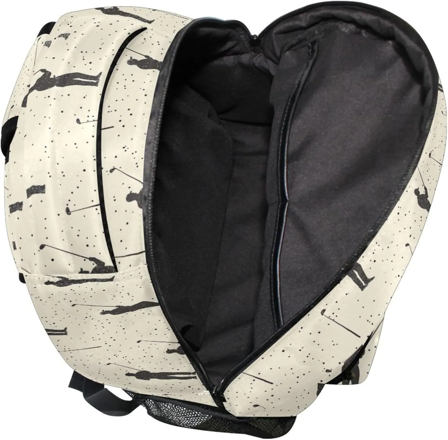 KLL Cool Backpacks for Unisex Adult Fashion Travel Laptop Backpack with Chest Strap Gift Men & Women Golf