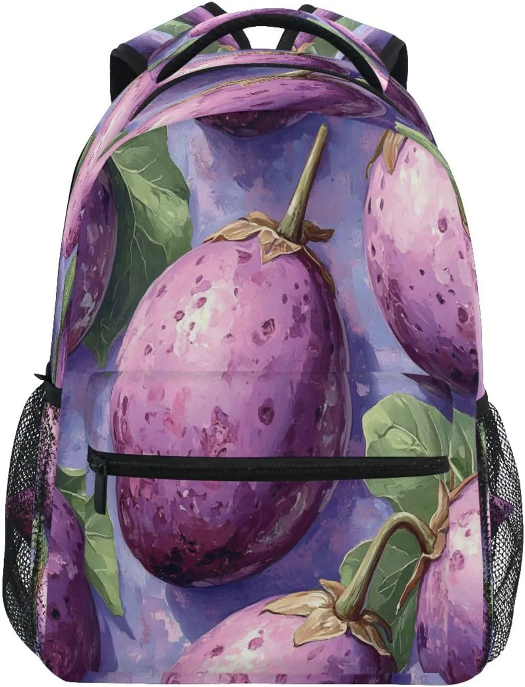 Laptop Backpack for Teenager Fashion Sports Backpack with Chest Strap Gift Men & Women Eggplant Danish Style