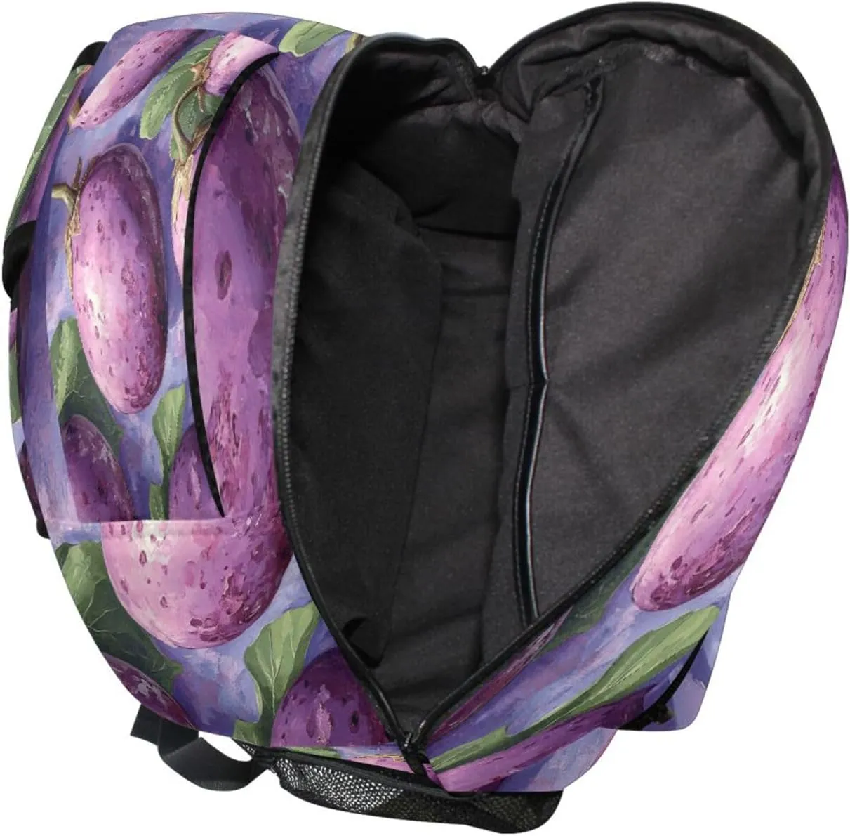 Laptop Backpack for Teenager Fashion Sports Backpack with Chest Strap Gift Men & Women Eggplant Danish Style