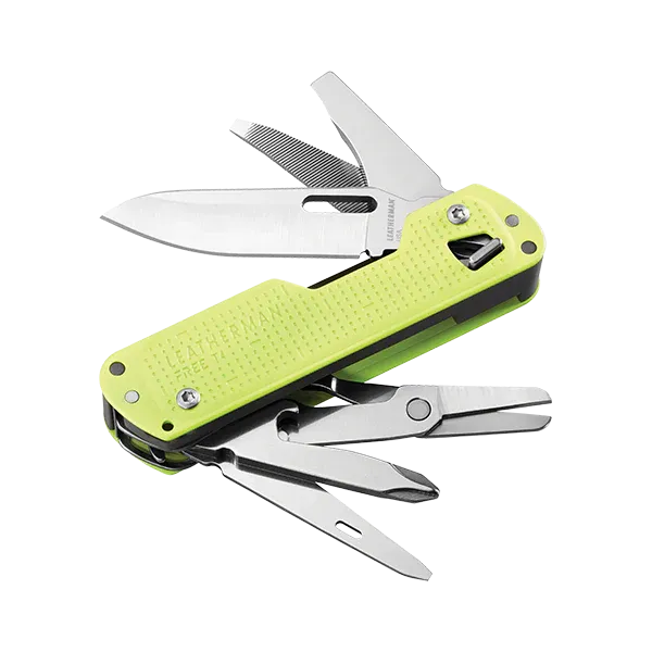 Leatherman FREE T4 Compact Pocket Knife - Lunar