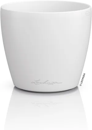 Lechuza Classico Color 10 Deco 16661 Table Pot Matte Surface Diameter 11 x 10 cm White