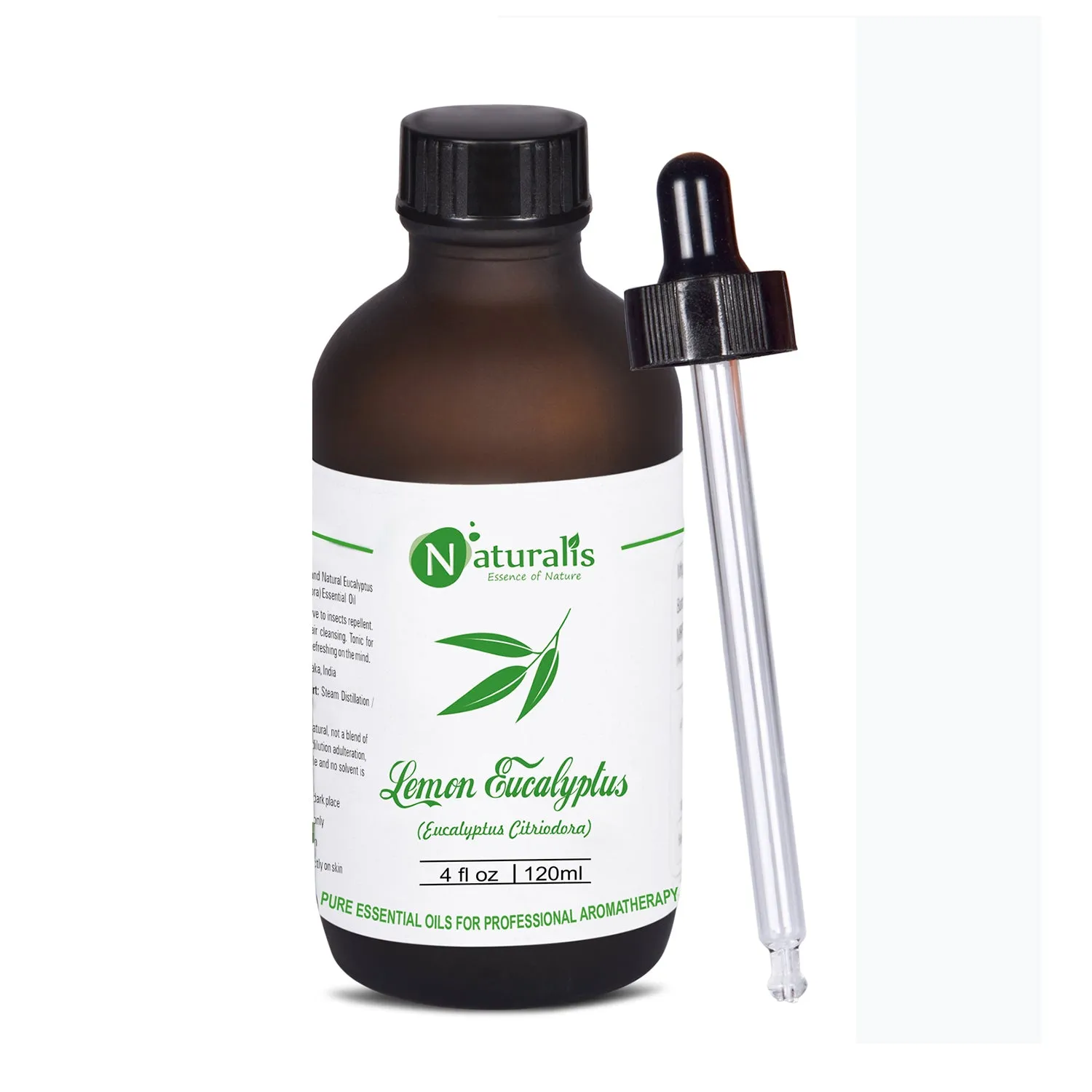 Lemon Eucalyptus Essential Oil (Eucalyptus Citriodora)  by Naturalis - Pure & Natural