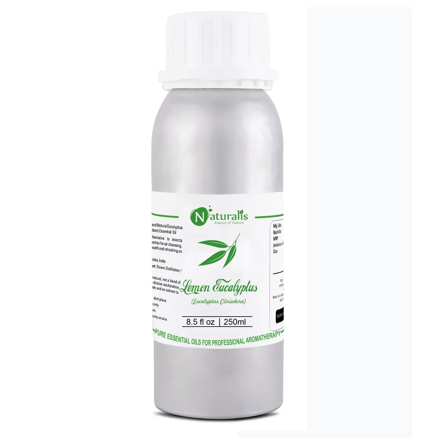 Lemon Eucalyptus Essential Oil (Eucalyptus Citriodora)  by Naturalis - Pure & Natural