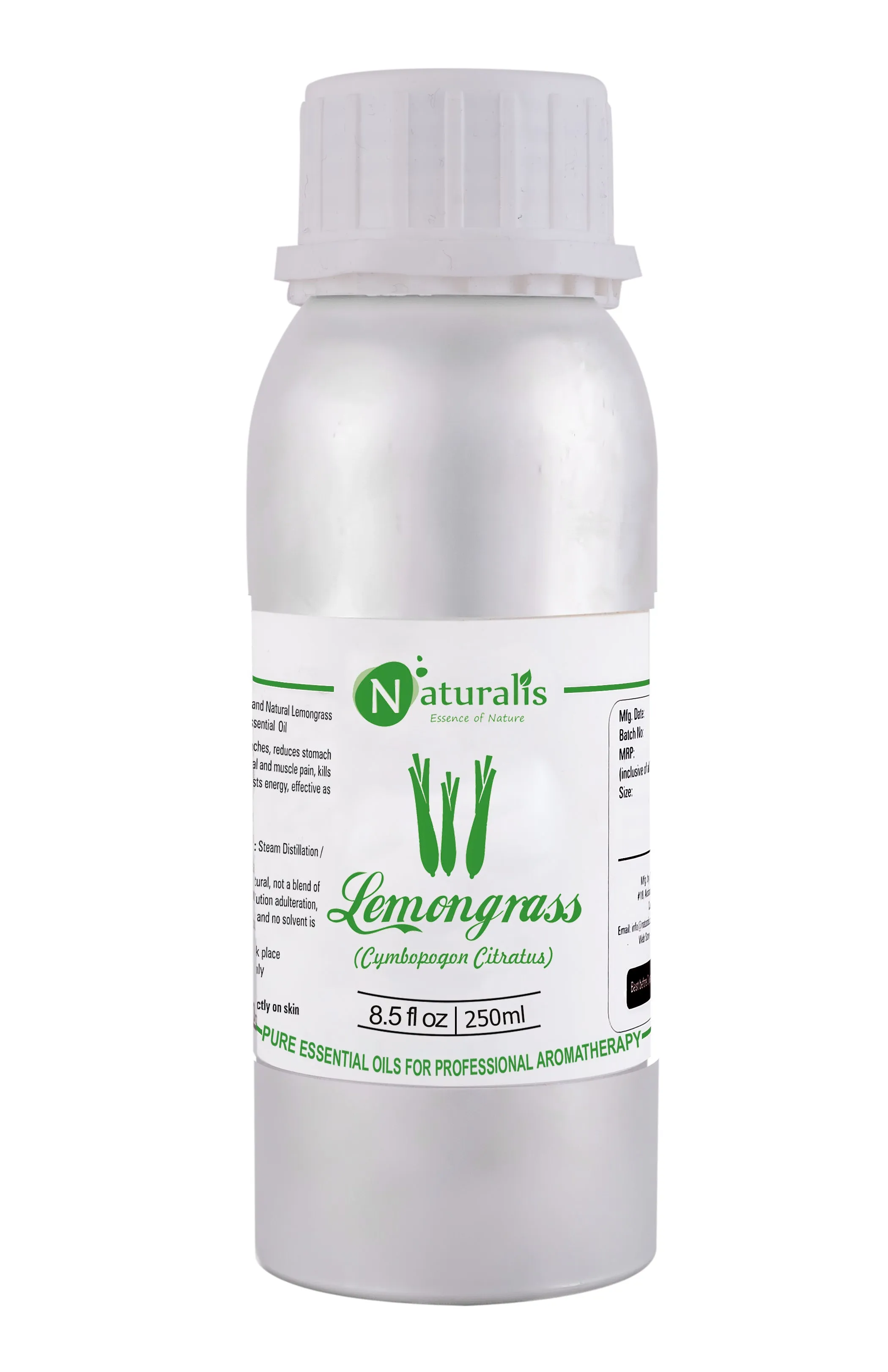 Lemongrass Essential Oil by Naturalis - Pure & Natural
