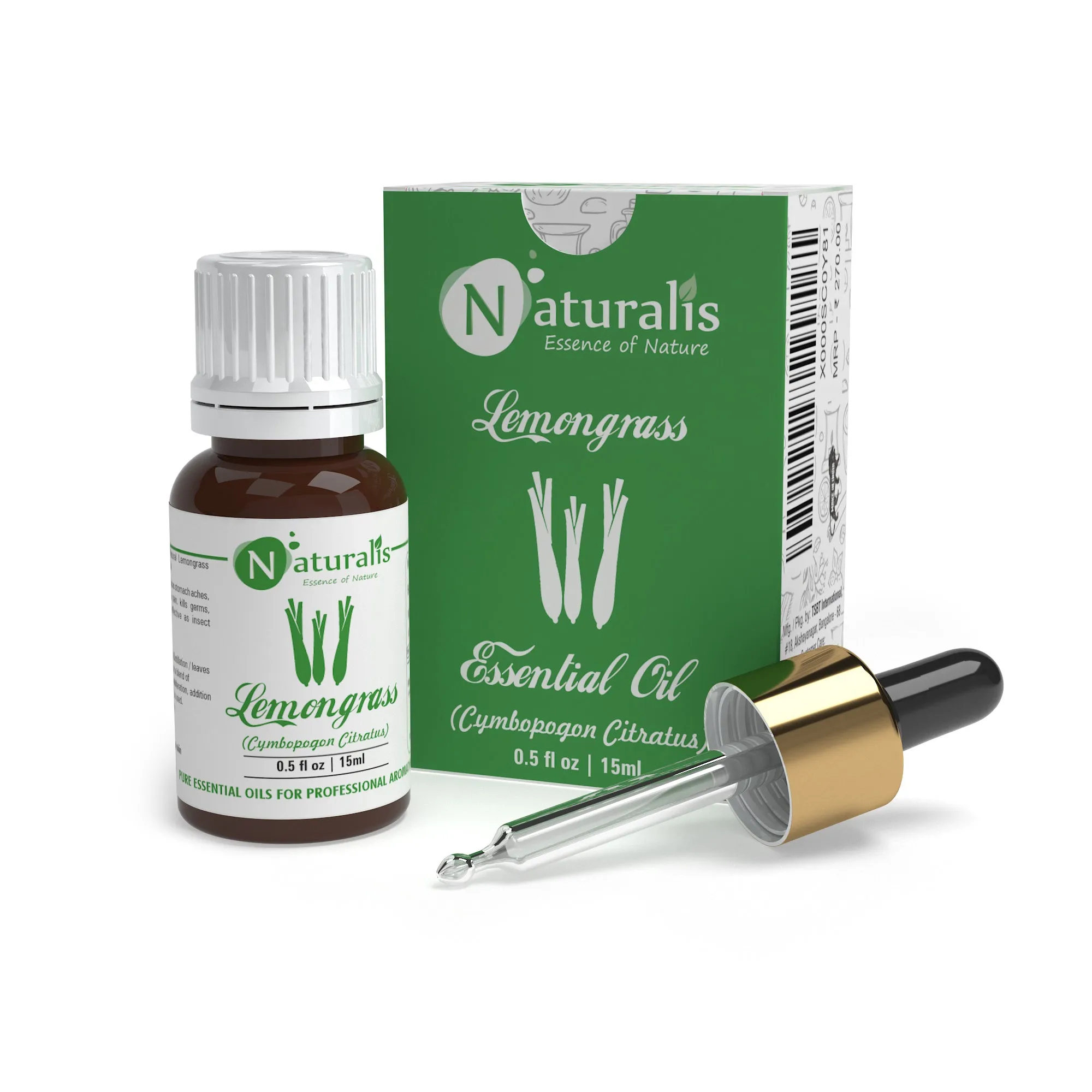 Lemongrass Essential Oil by Naturalis - Pure & Natural