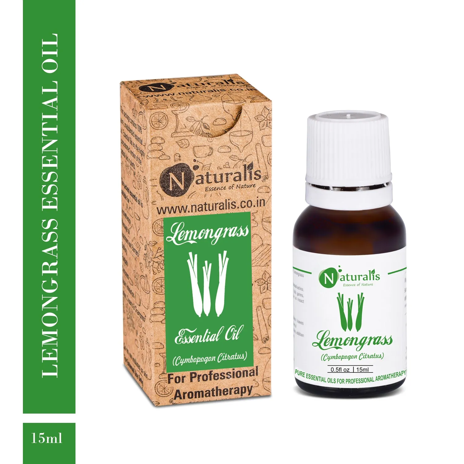 Lemongrass Essential Oil by Naturalis - Pure & Natural