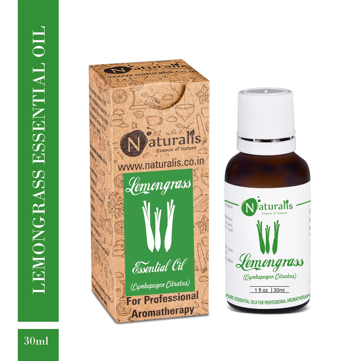 Lemongrass Essential Oil by Naturalis - Pure & Natural