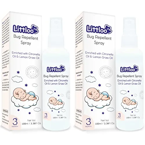 Littloo Bug Repellent Spray Pack of 2