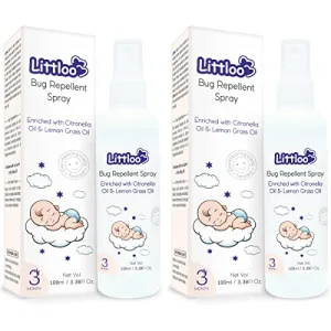 Littloo Bug Repellent Spray Pack of 2