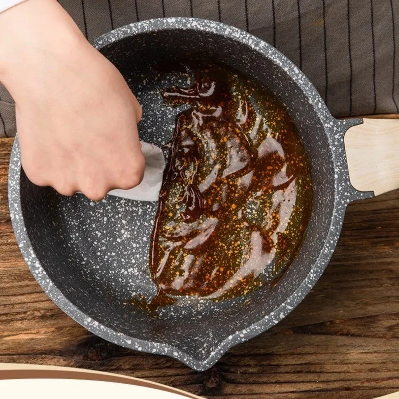 Maifan Stone Non-Stick Pot (Black-18cm)