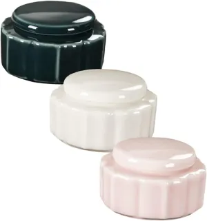 Makeup Jar Ceramic Jar Containers Travel Containers for Creams Cosmetics