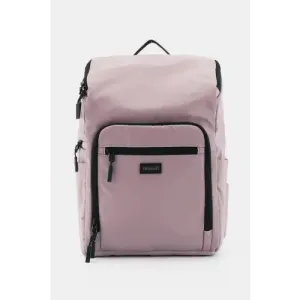 Mauve Nylon Waterproof Backpack