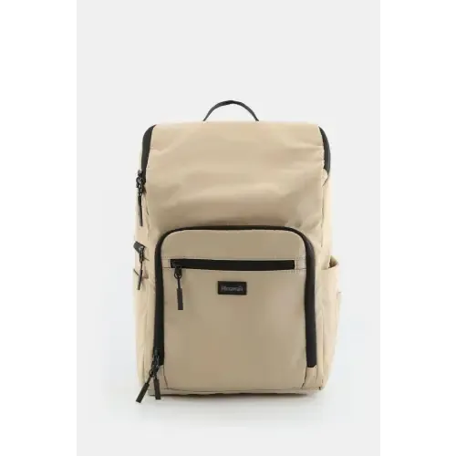 Mauve Nylon Waterproof Backpack